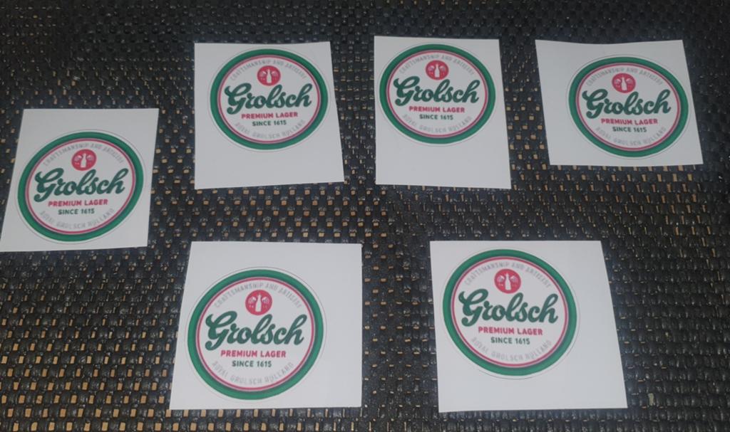 Grolsch Stickers €2 per stuk, Ophalen of Verzenden, Nieuw, Grolsch