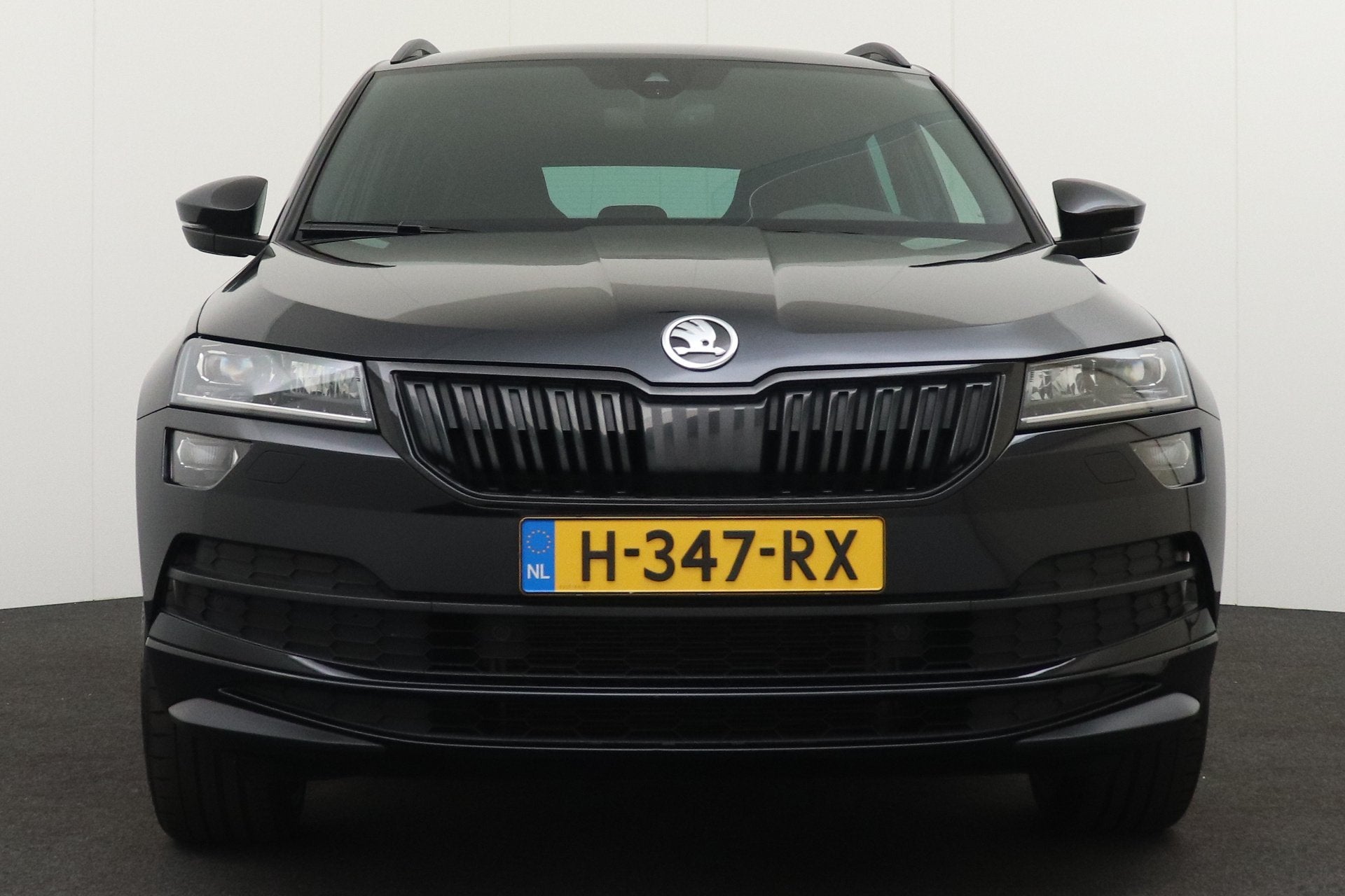 Skoda Karoq 1.5 TSI 150 PK Aut. Sportline Adap.Cruise 19'LMV, Auto's, Dealer onderhouden, Stof, 4 cilinders, 150 pk