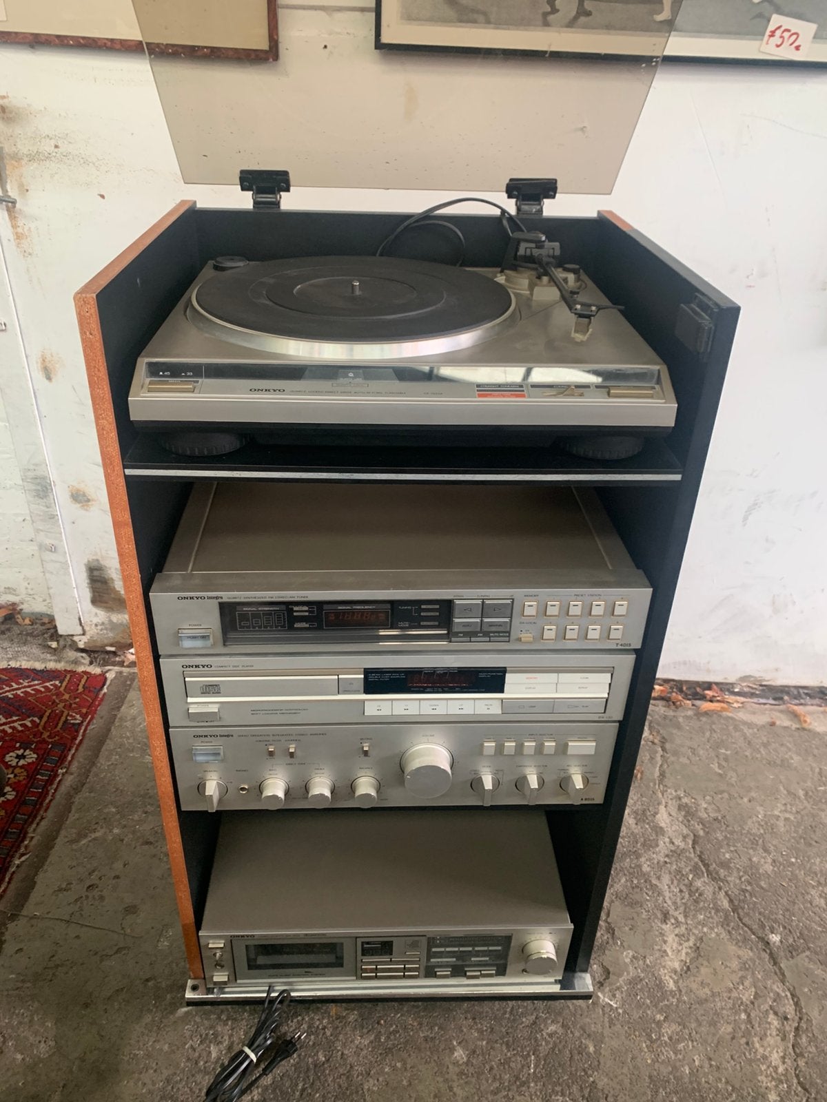 Onkyo A-8015, stereo set met geïntegreerde stereoversterker, Audio, Tv en Foto, Ophalen of Verzenden, Zo goed als nieuw, Overige merken
