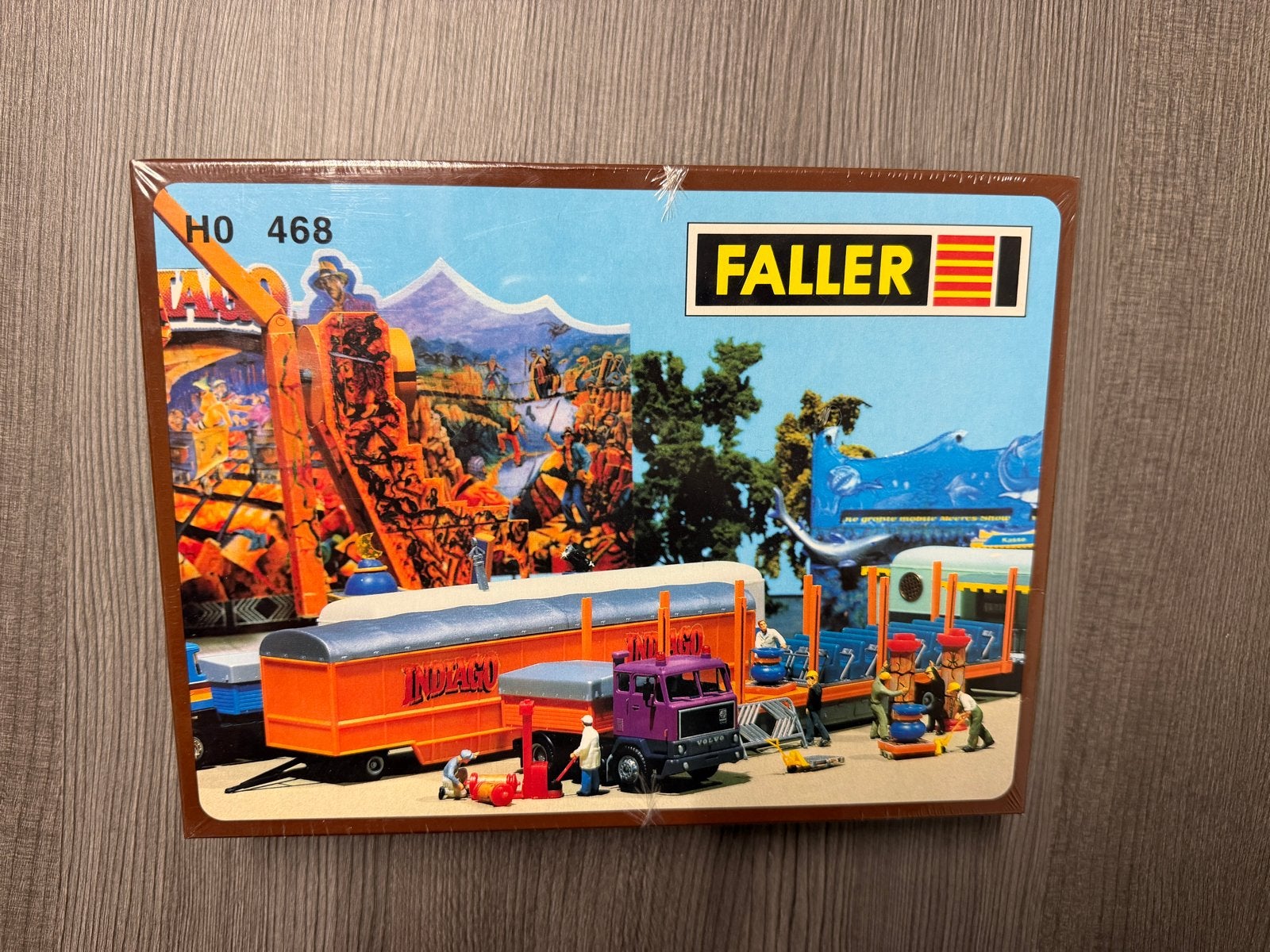 Faller set 468 Indiago voertuigset nieuw geseald, Overige merken, Gelijkstroom of Wisselstroom, Overige typen, Nieuw