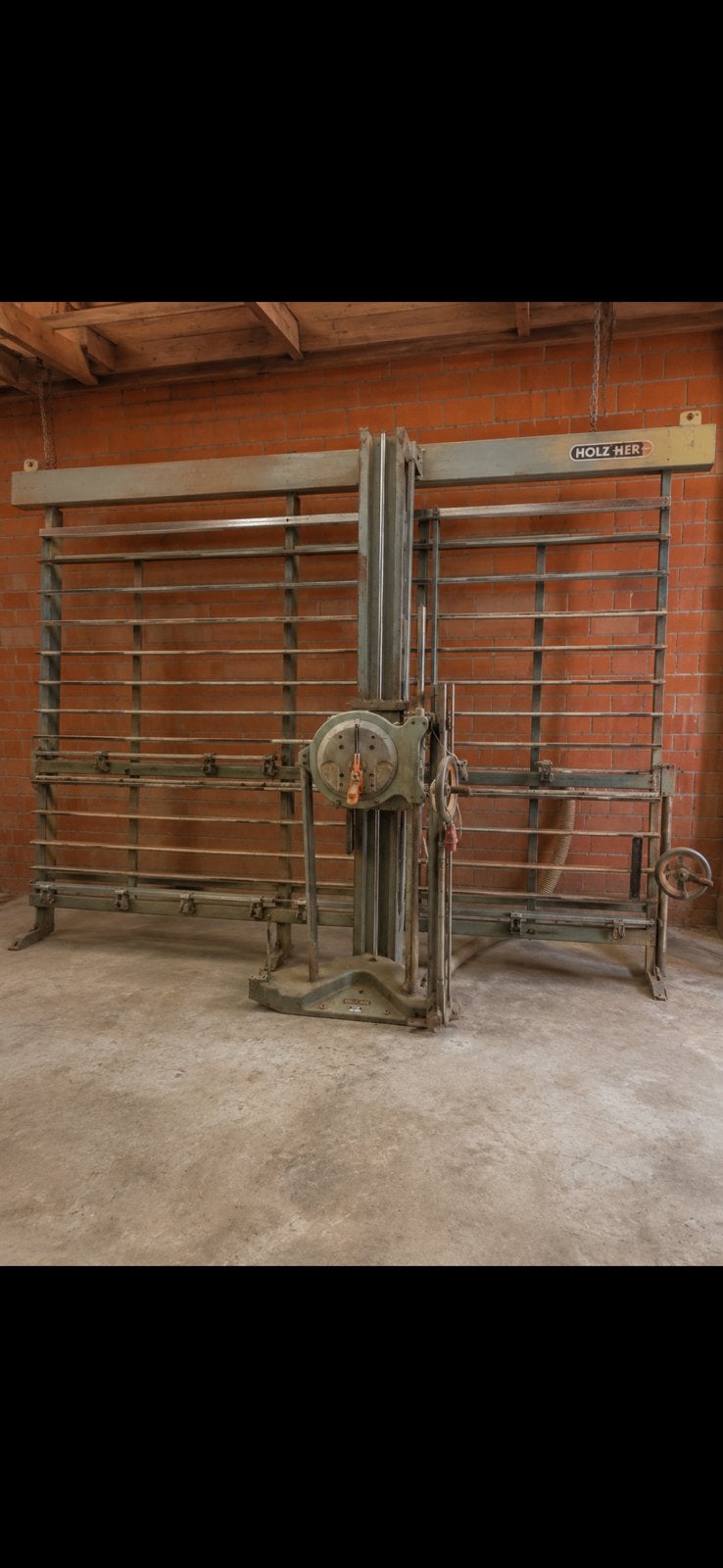 HOLZ-HER PKS-D verticale platenzaag., Doe-het-zelf en Verbouw, Gereedschap | Zaagmachines, Ophalen, Gebruikt