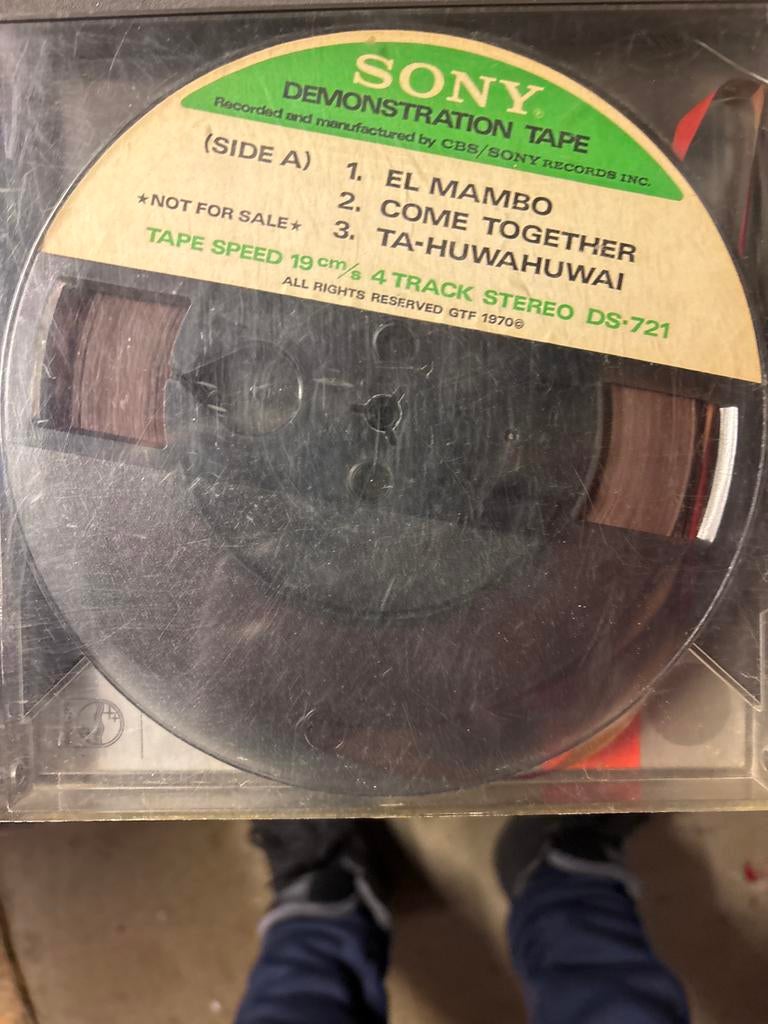 Sony Demonstratie Tape - El Mambo, Come Together, Ta-Huwahuw, Gebruikt, Overige genres, 1 bandje, Ophalen of Verzenden