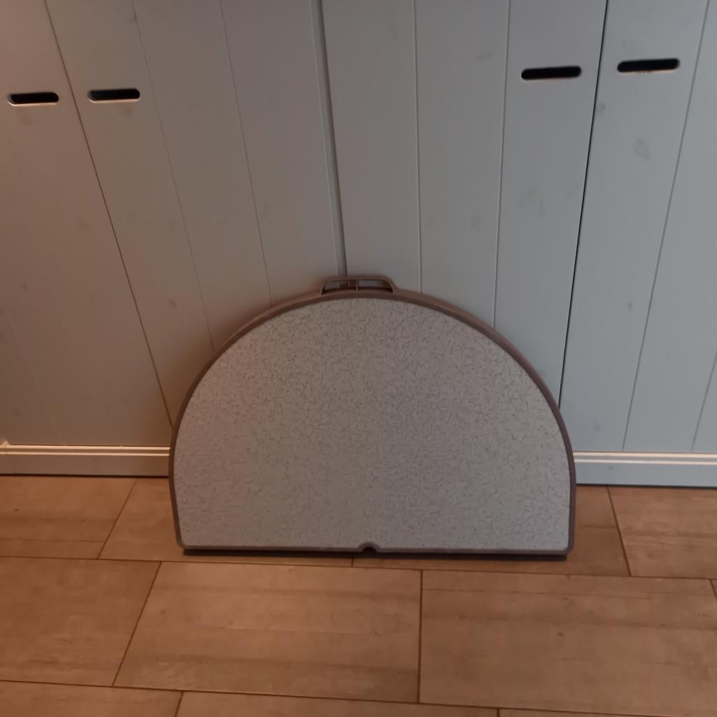 Crespo Campingtafel 120x90cm - Verstelbaar & Inklapbaar, Ophalen, Gebruikt, Campingtafel
