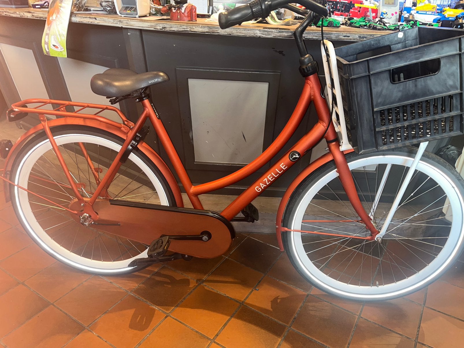GAZELLE PUUR NL 59cm ALU frame 3speed Nexus, Terugtraprem, Ophalen, Terugtraprem, Versnellingen, Info@gazelle.nl
