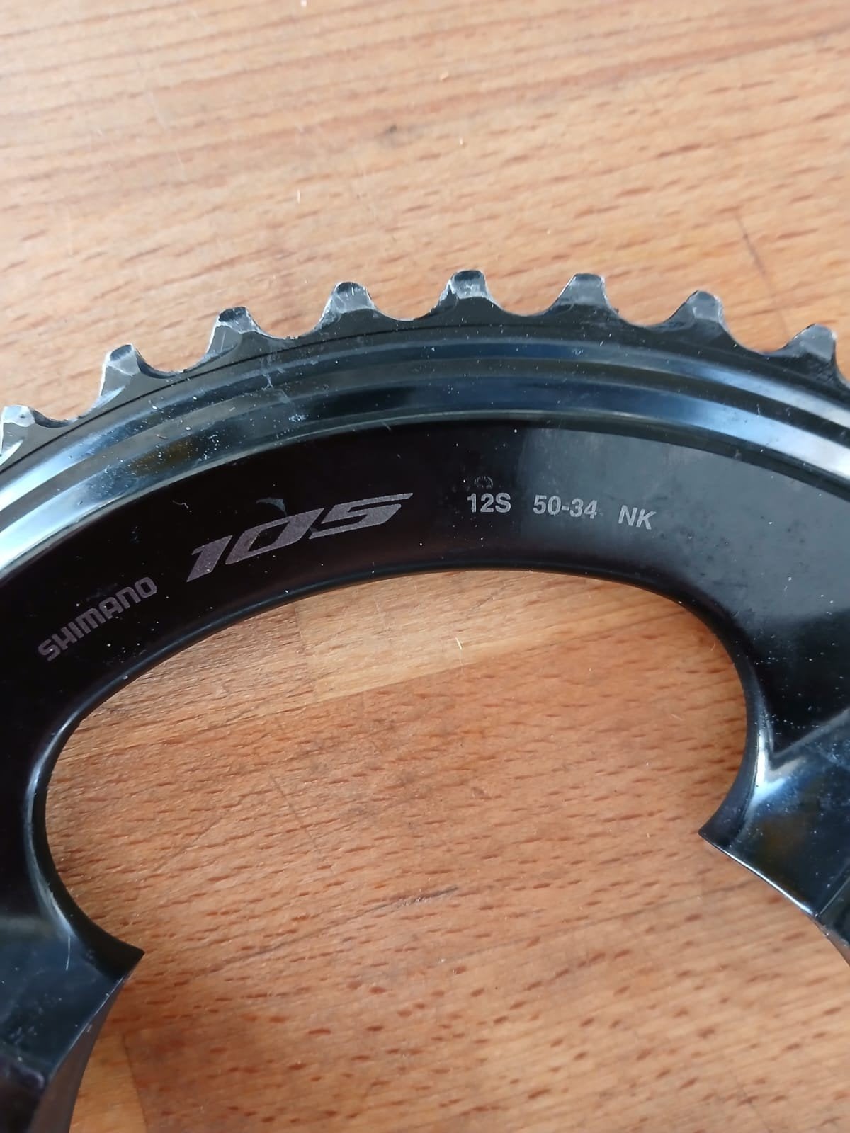 Shimano 105 Voorblad., Fietsen en Brommers, Fietsonderdelen, Zo goed als nieuw, Shimano 105 voorblad., Aluminium, Racefiets