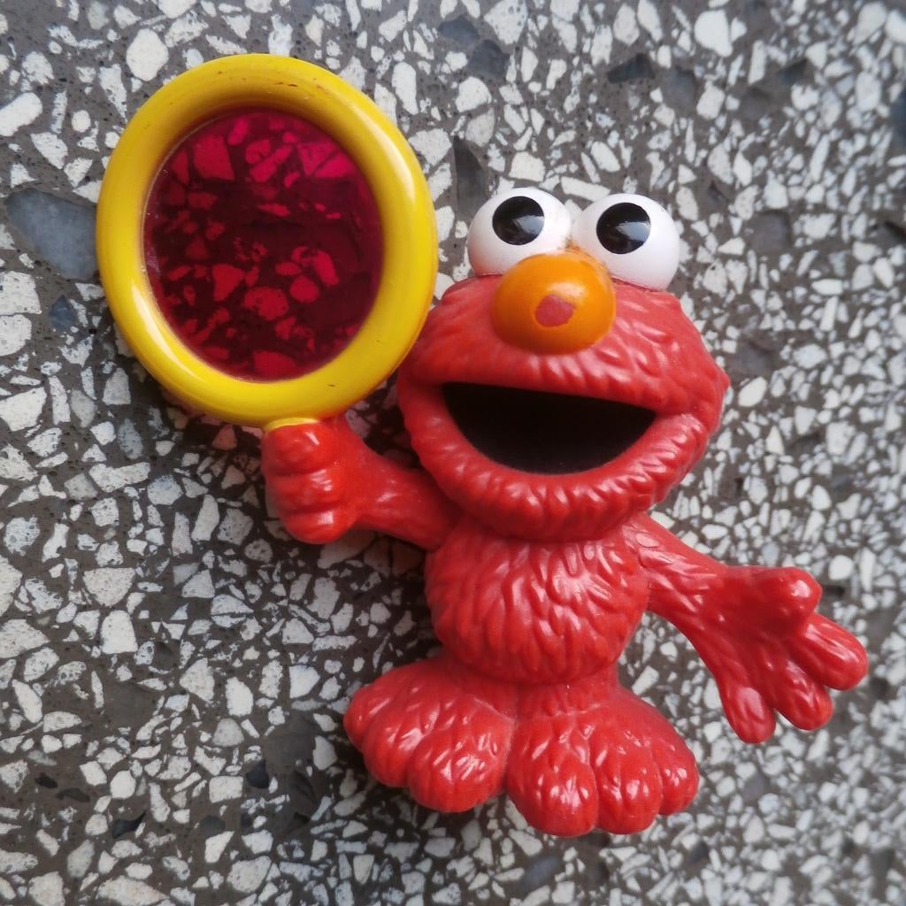 Elmo detective - hasbro sesame street  - 2015 - bieden, Ophalen of Verzenden, Zo goed als nieuw