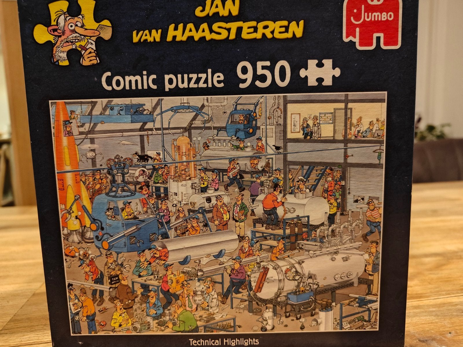 Jan van Haasteren Comic Puzzel 950 st- Technical Highlights, Ophalen, 500 t/m 1500 stukjes, Zo goed als nieuw, Legpuzzel