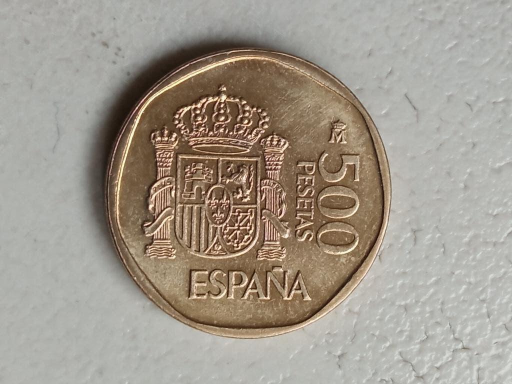 Spanje 500 pesetas 1987., Ophalen of Verzenden, Overige landen, Losse munt
