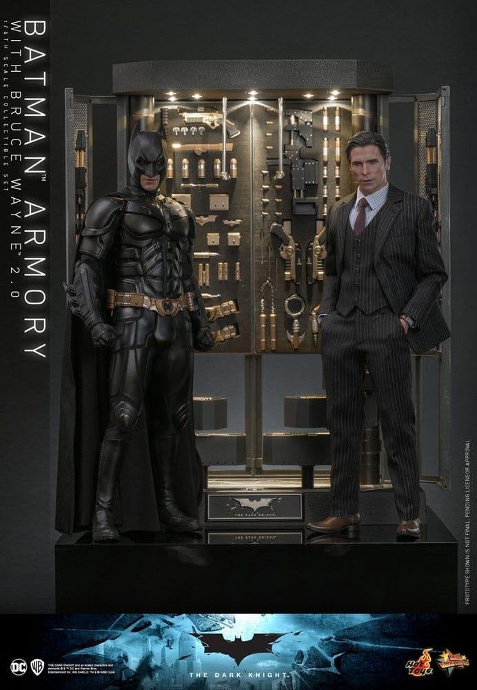 Hot Toys Batman The Dark Knight Batman Armory Bruce Wayne, West Campus 1 76863 Herxheim (DE), Actiefiguur of Pop, Heo GmbH, Nieuw