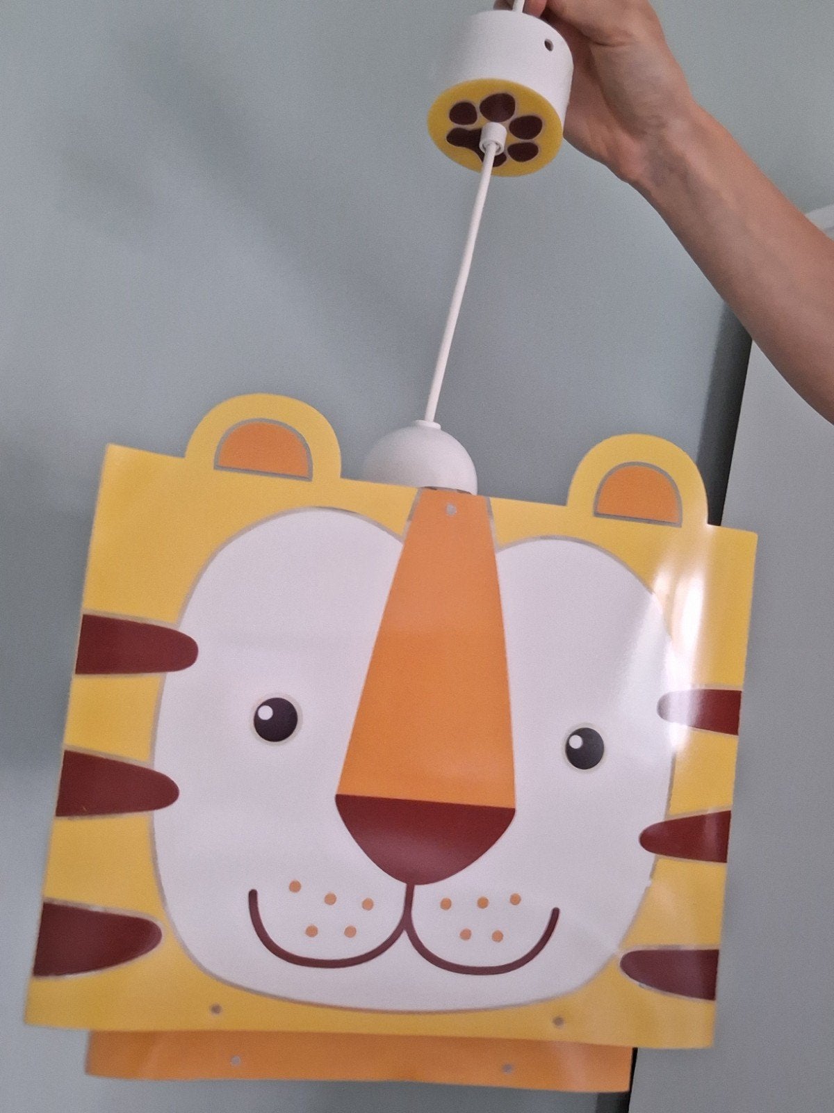 hanglamp kinderkamer tijger, Kinderen en Baby's, Kinderkamer | Inrichting en Decoratie, Geel, Ophalen of Verzenden, Zo goed als nieuw