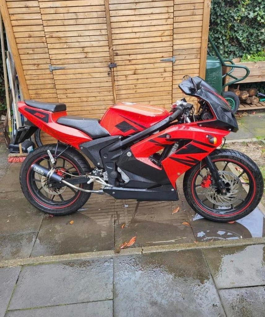 Rieju rs2 80cc 2009, 6 versnellingen, Gebruikt, Maximaal 45 km/u, 80 cc