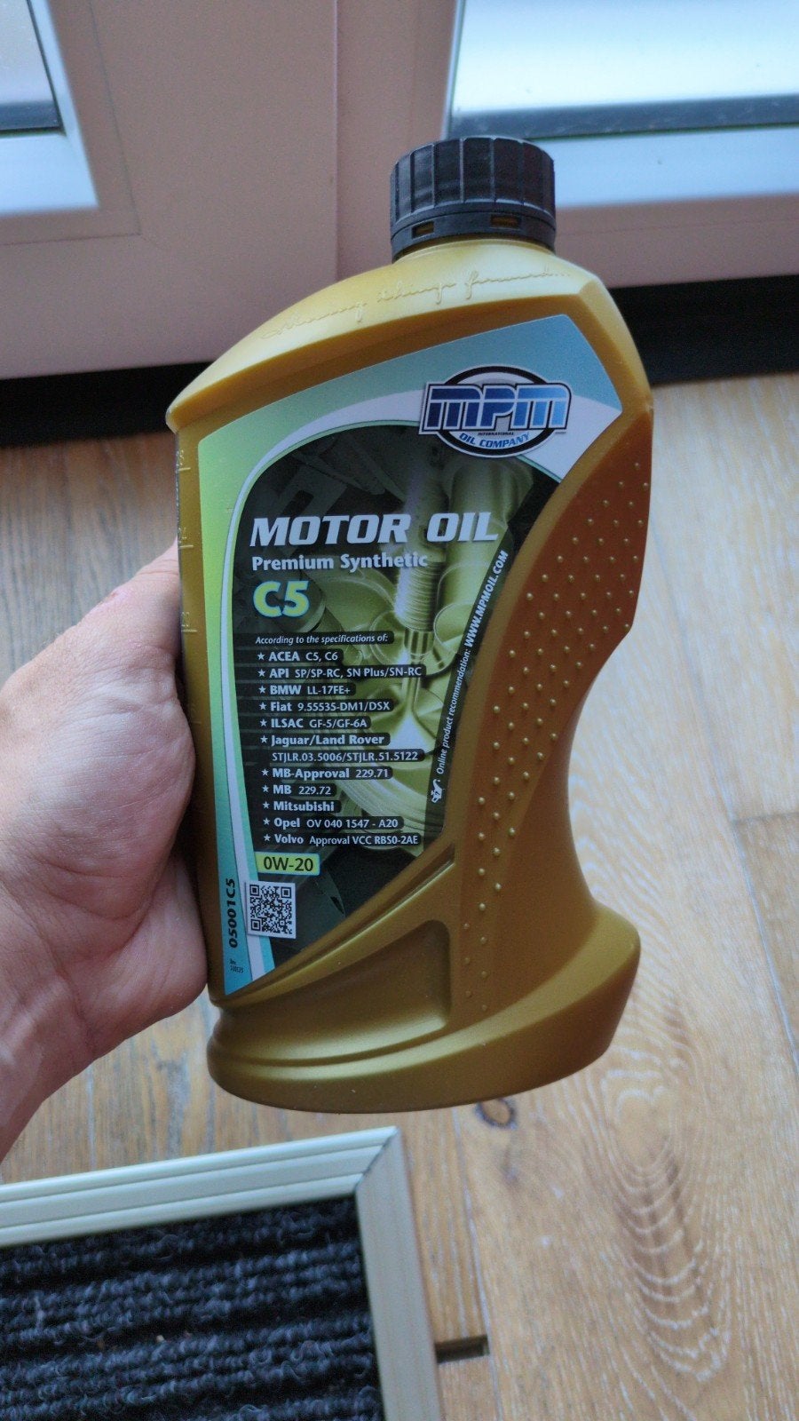 MPM Motorolie Premium Synthetic C5 0W-20, Ophalen of Verzenden