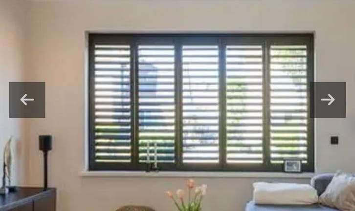 3x Zwarte Houten Shutters - Diverse Maten, Ophalen, Gebruikt, Zwart, Hout