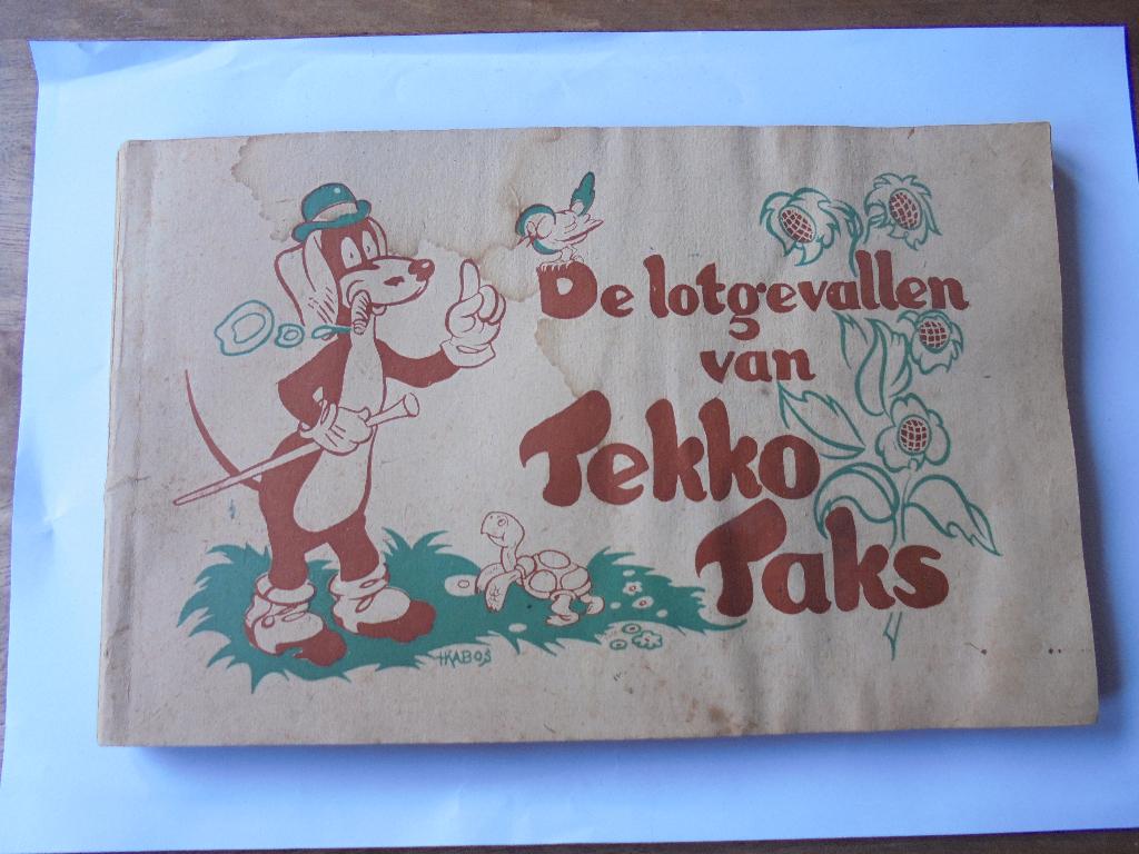 stripboek: Lotgevallen van TEKKO TAKS door Henk Kobus 1947, Gelezen, Eén stripboek, Ophalen of Verzenden, Henk Kobus
