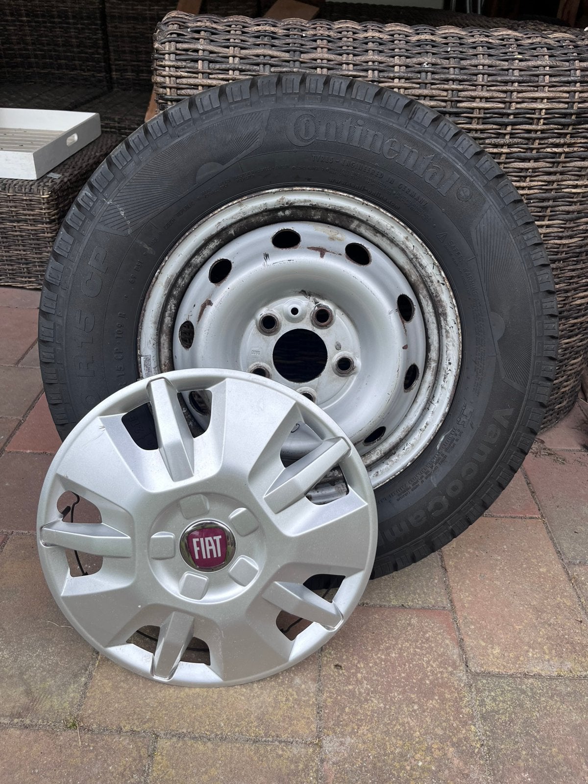 Band en velg Fiat Ducato, Ophalen, 15 inch, Band(en), Zomerbanden