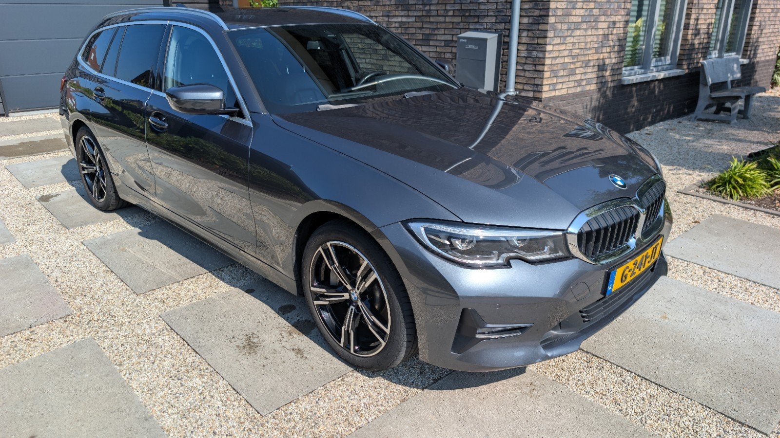 BMW 330i Touring 258pk G21 Aut okt2019 Grijs, Auto's, Automaat, 1998 cc, Achterwielaandrijving, 4 cilinders
