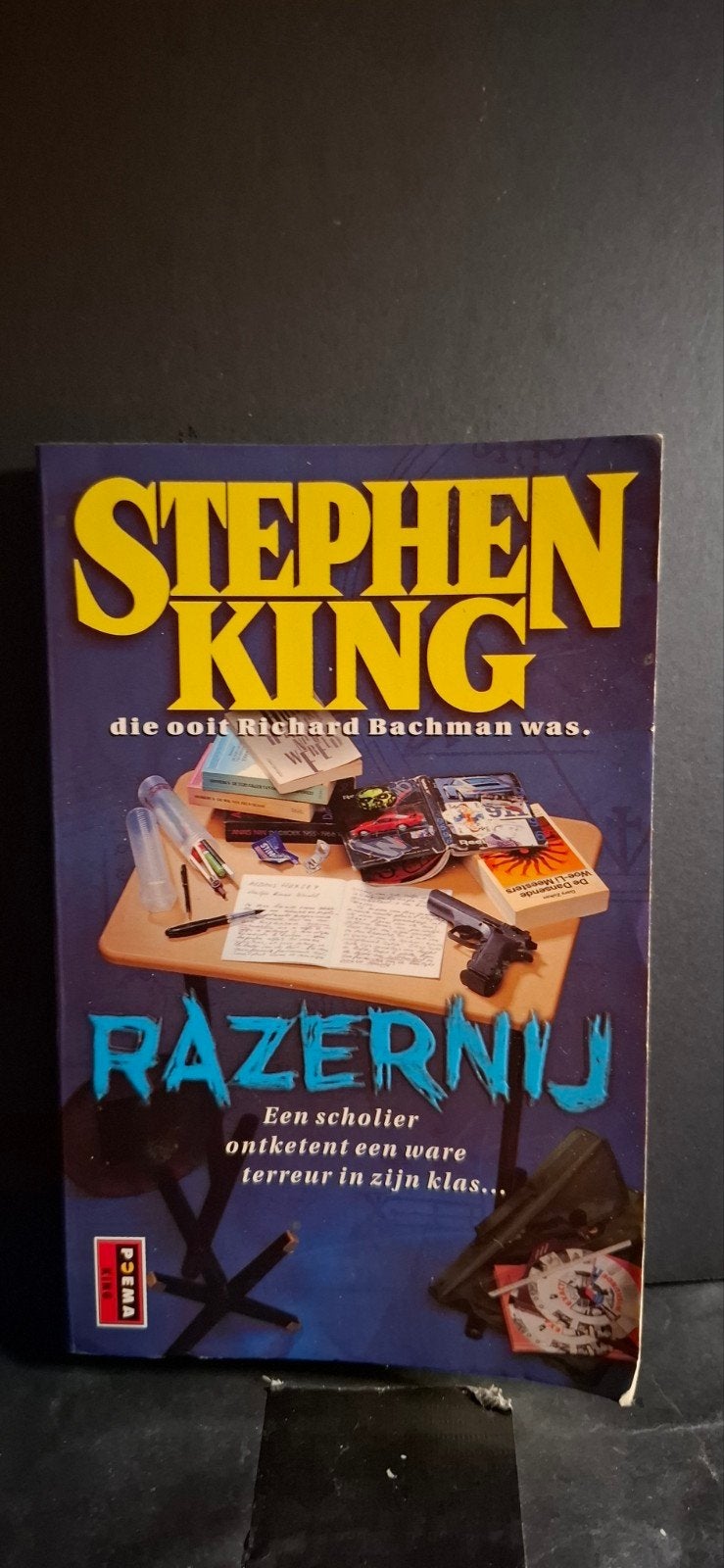 Stephen King - Razernij (Paperback) zeldzamere uitgave, Ophalen of Verzenden, Gelezen, Stephen King