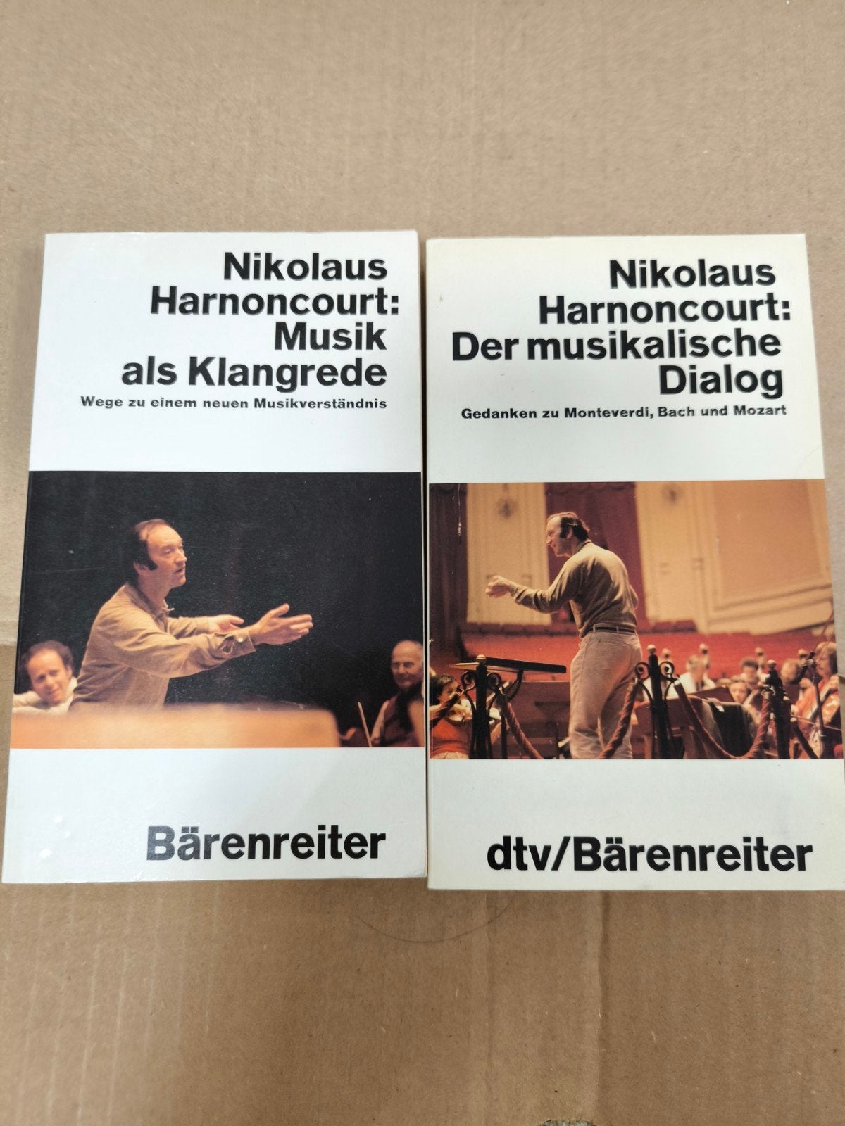 Nikolaus Harnoncourt: Muziek als Taal & Muzikale Dialoog, Ophalen of Verzenden, Zo goed als nieuw, Algemeen, Nikolaus Harnoncourt