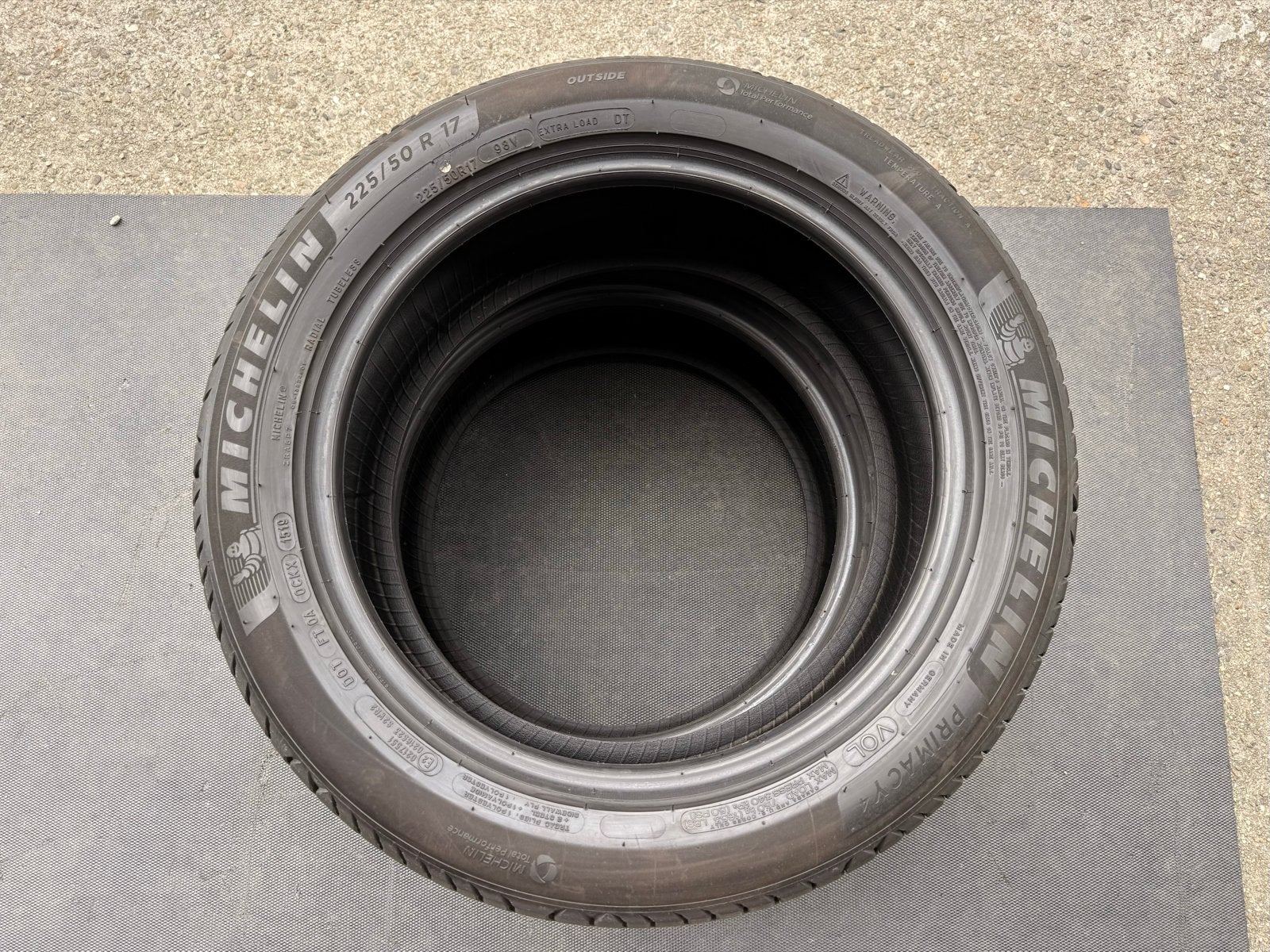 Michelin Primacy 4, Zomerbanden 225/50 R17 98V, Auto-onderdelen, Gebruikt, 17 inch, Ophalen of Verzenden, Band(en)