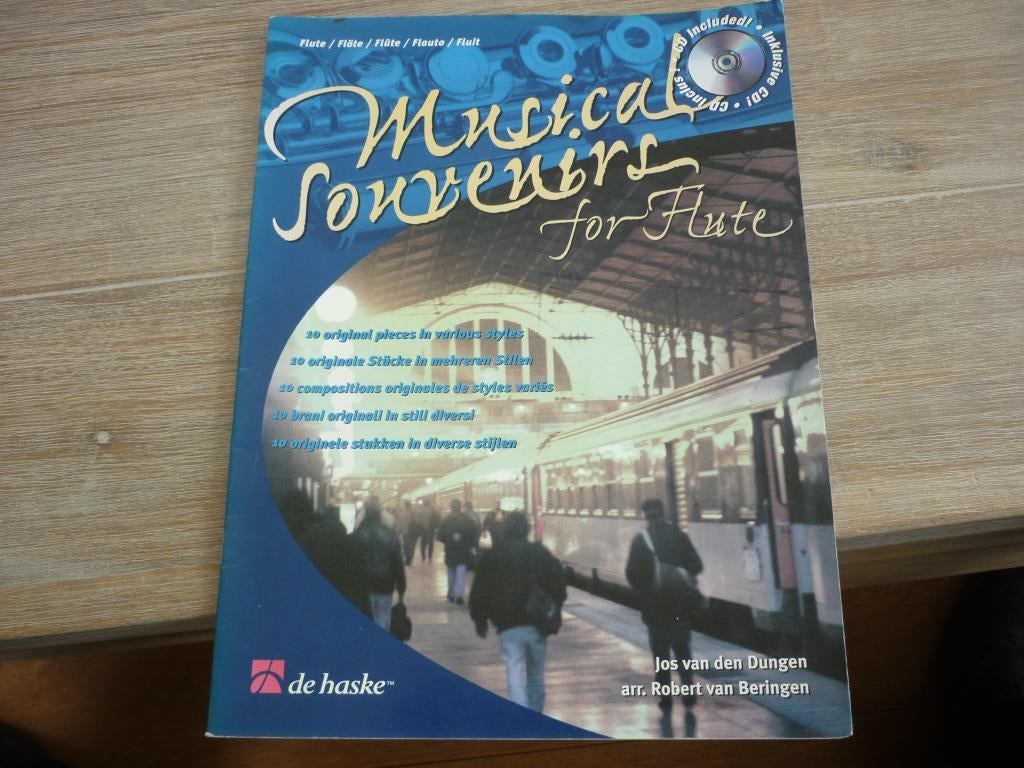 Musical Souvenir - for flutes - zonder CD, Dwarsfluit of Piccolo, Ophalen of Verzenden, Zo goed als nieuw, Artiest of Componist