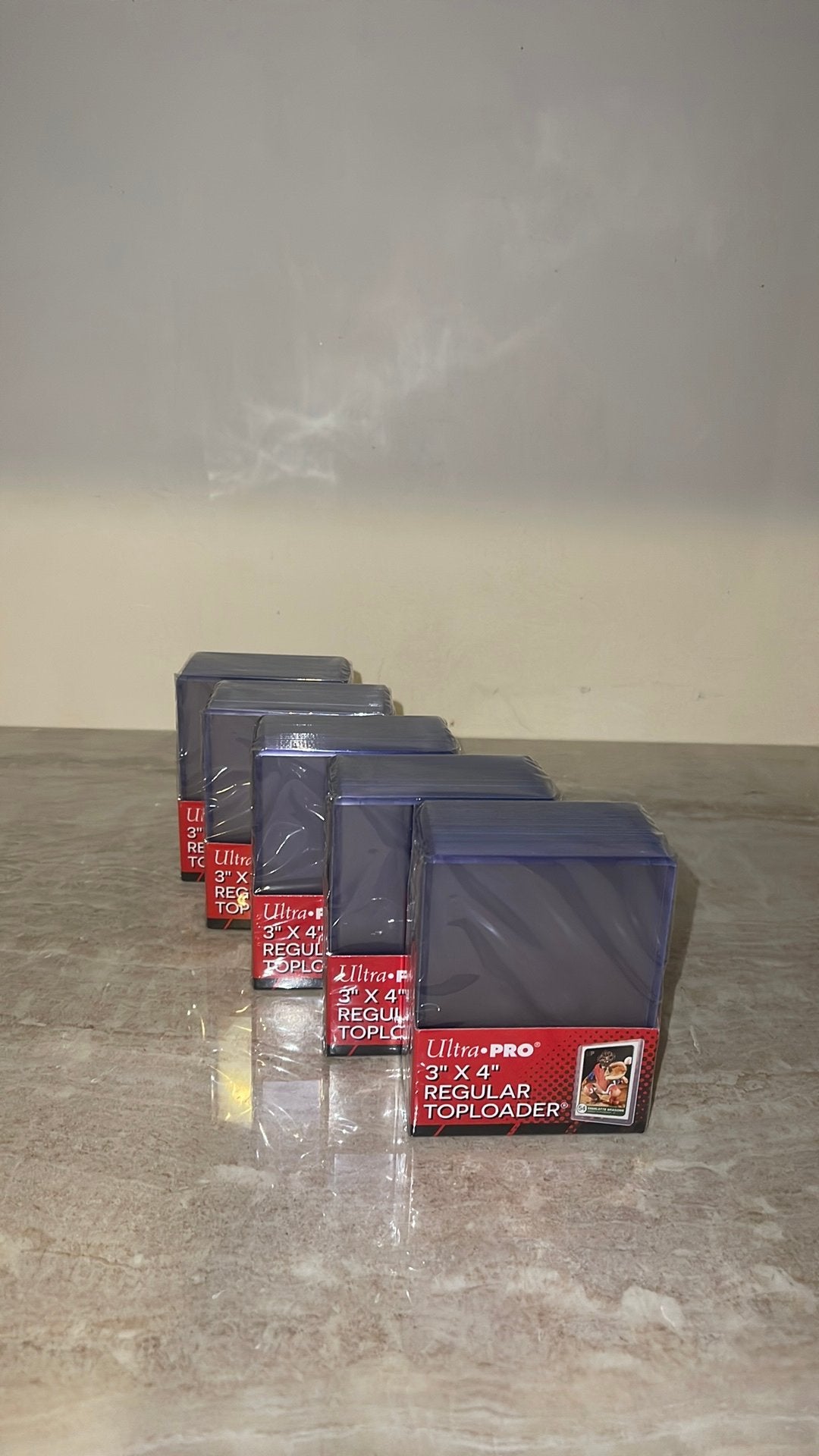 5 puakken Ultra Pro 3" x 4" Regular Toploader voor kaarten, Ophalen of Verzenden, Nieuw