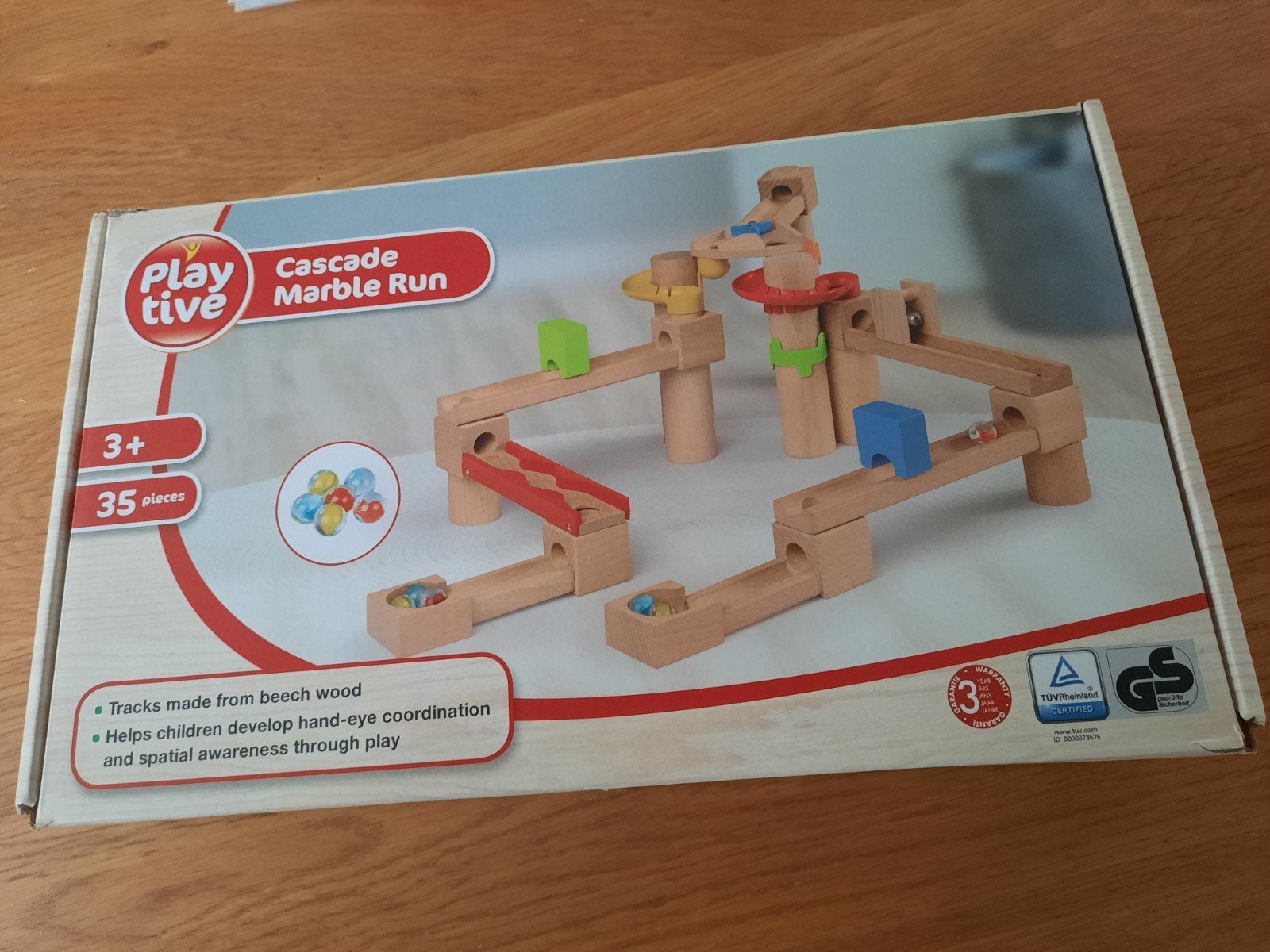 Playtive Cascade Marble Run - Houten Knikkerbaan, Ophalen of Verzenden, Zo goed als nieuw