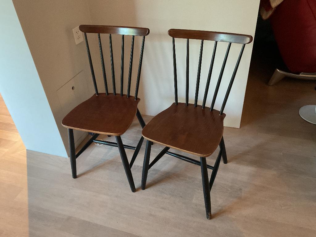 Spijlenstoel jaren 60 vintage Pastoe Tapiovaara, Ophalen, Gebruikt, Twee, Overige kleuren