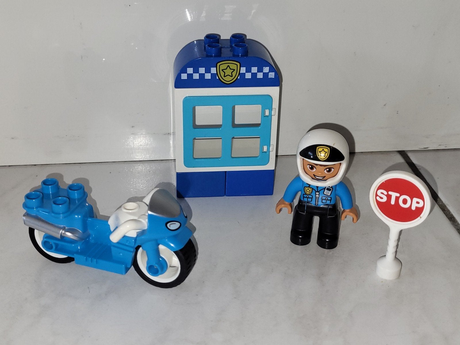 Duplo politie motor, Gebruikt, Ophalen of Verzenden, Duplo, Duplo