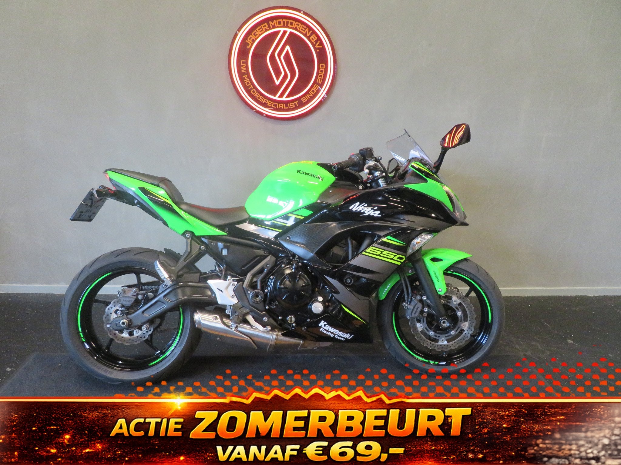Kawasaki NINJA 650 ABS TOPSTAAT! EXTRAS (bj 2018), Motoren, Motoren | Kawasaki, Bedrijf, Sport