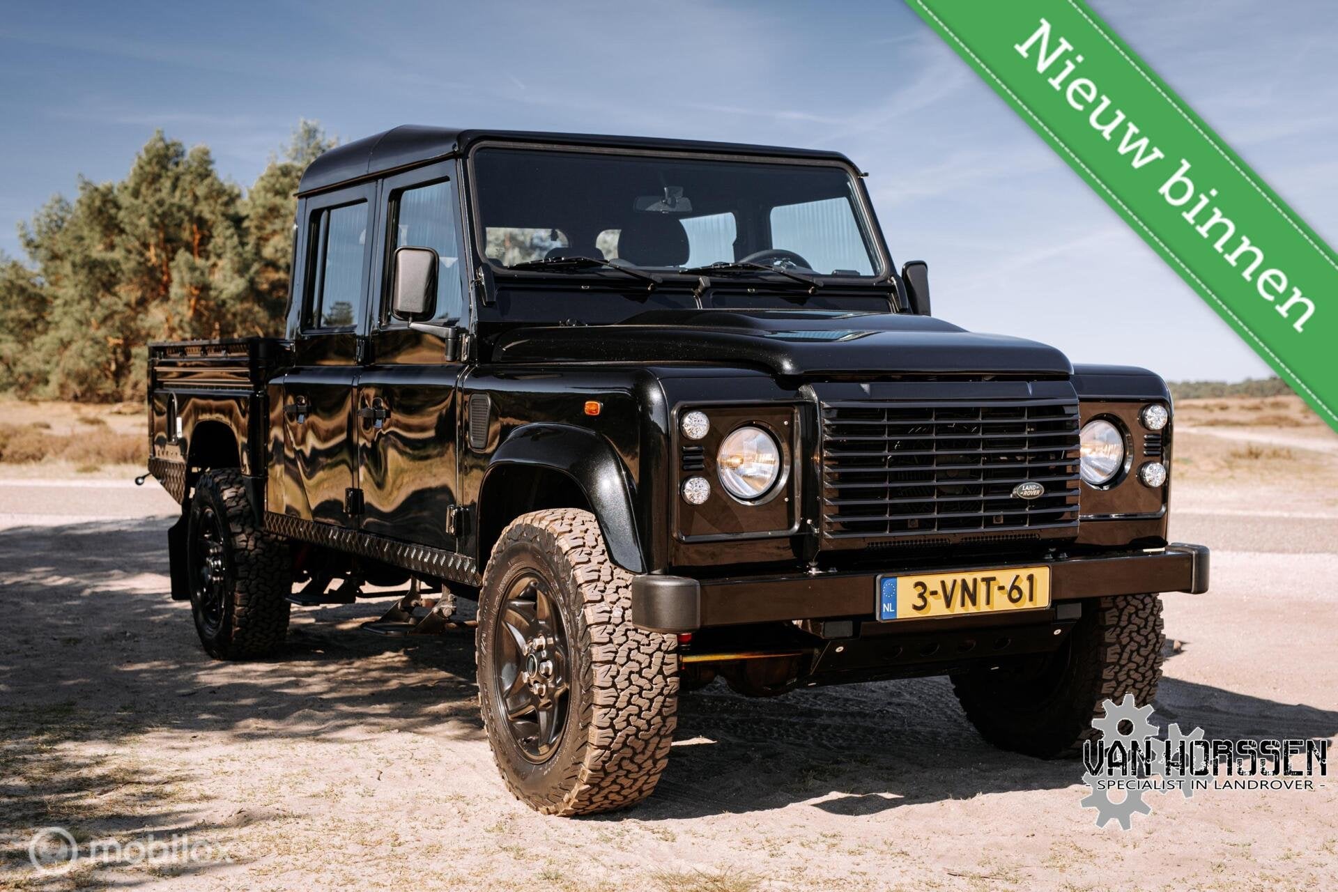Land Rover Defender 130 Crew Cab 2.4 TD Exclusief opgebouwd, Euro 5, Stof, Gebruikt, 4 cilinders