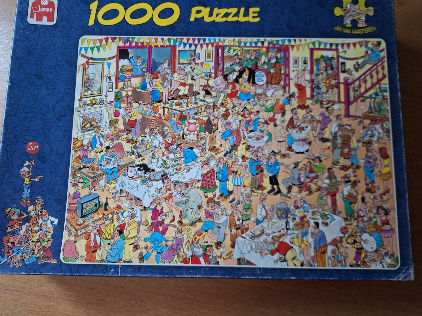 jan van haasteren 1000 stukjes, Hobby en Vrije tijd, Ophalen of Verzenden, 500 t/m 1500 stukjes, Gebruikt, Legpuzzel