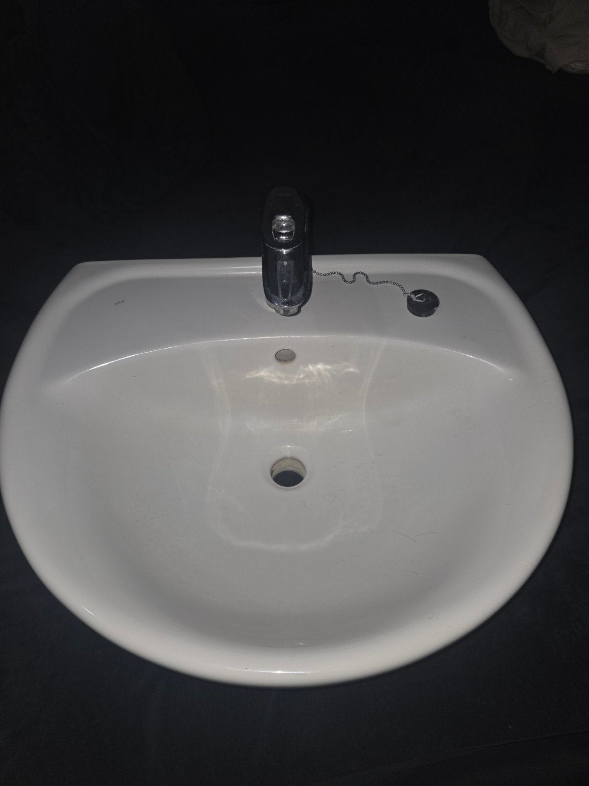 Jika wasbak met Grohe kraan - 55x50 cm, Ophalen, Kraan