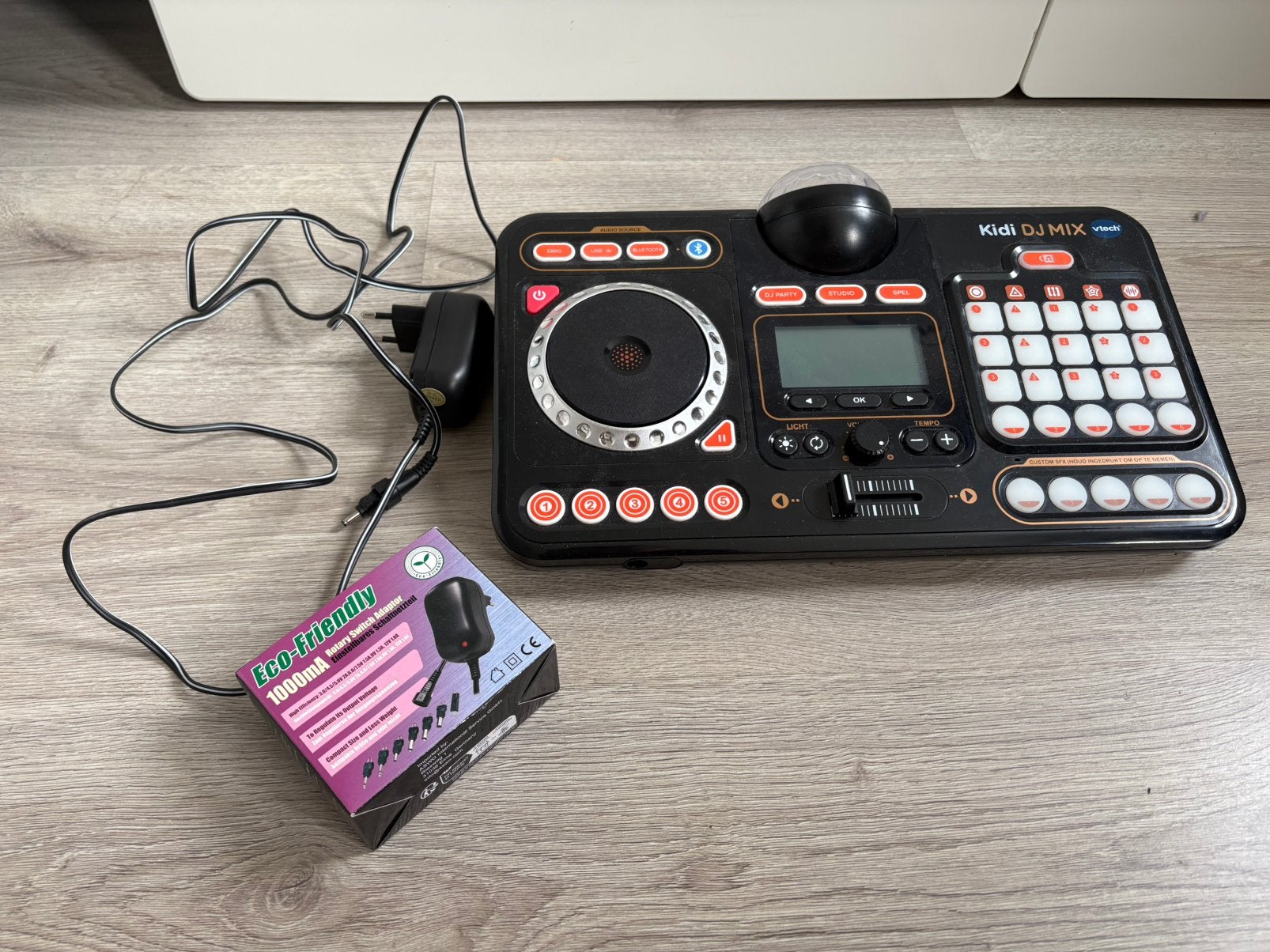 Kidi dj mix set met adapter, Muziek en Instrumenten, Ophalen of Verzenden, Zo goed als nieuw, Dj-set, Overige merken