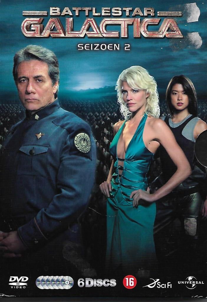 Battlestar Galactica Seizoen 2 (6 discs), Alle leeftijden, Ophalen of Verzenden, Zo goed als nieuw, Science Fiction