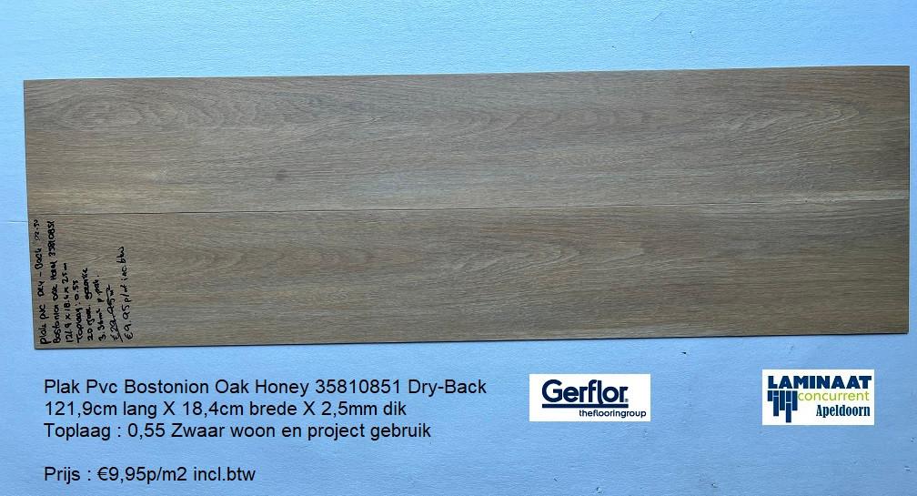 20m2 Plak Pvc Bostonian Oak Honey Zwaar woon gebruik = €99, Huis en Inrichting, Stoffering | Vloerbedekking, Ophalen, Bruin, Nieuw