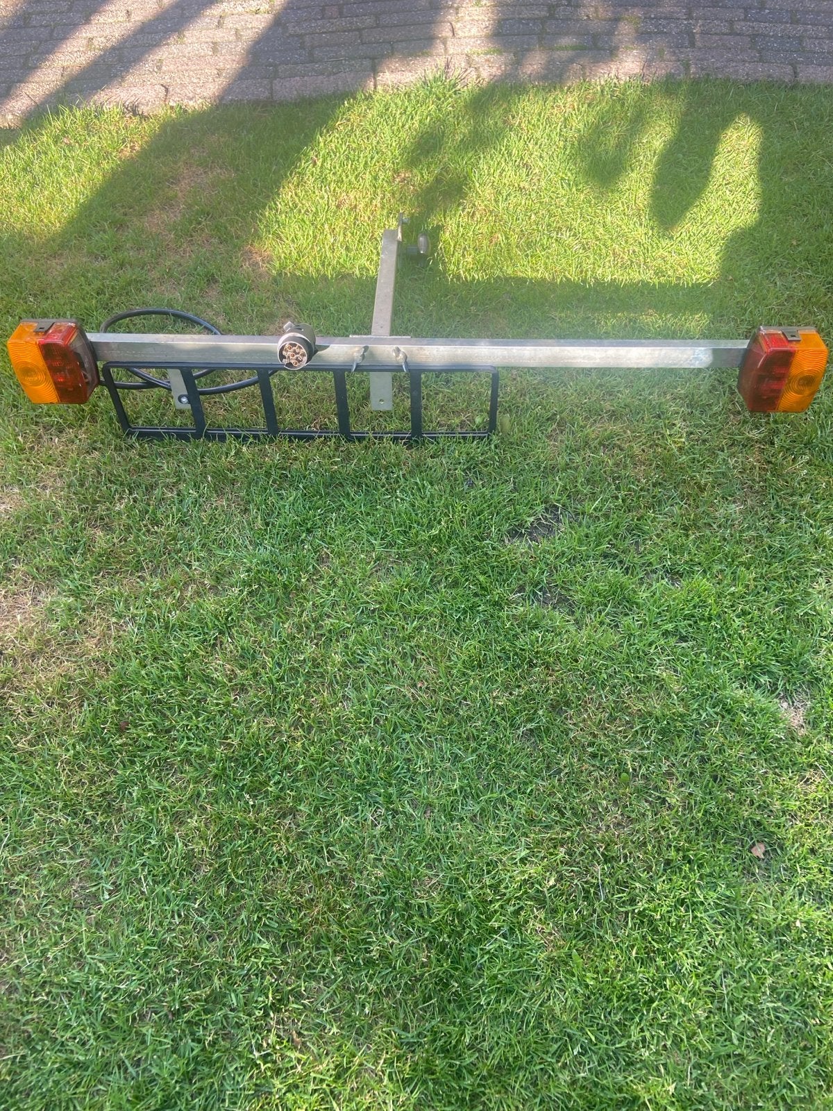 Verlichtingsbalk 7-polig roestvrij 100cm breed, Ophalen of Verzenden, Gebruikt, Universele onderdelen