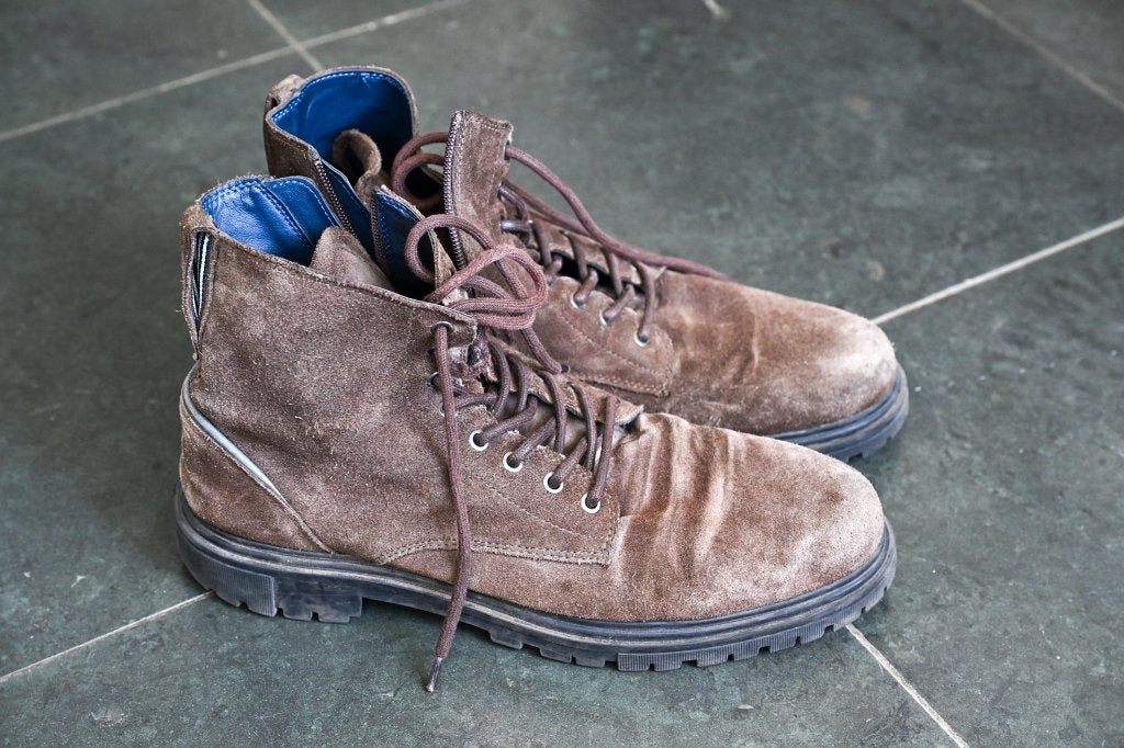 Herenschoenen daim McGregor maat 45, Kleding | Heren, Bruin, McGregor, Overige typen, Ophalen of Verzenden