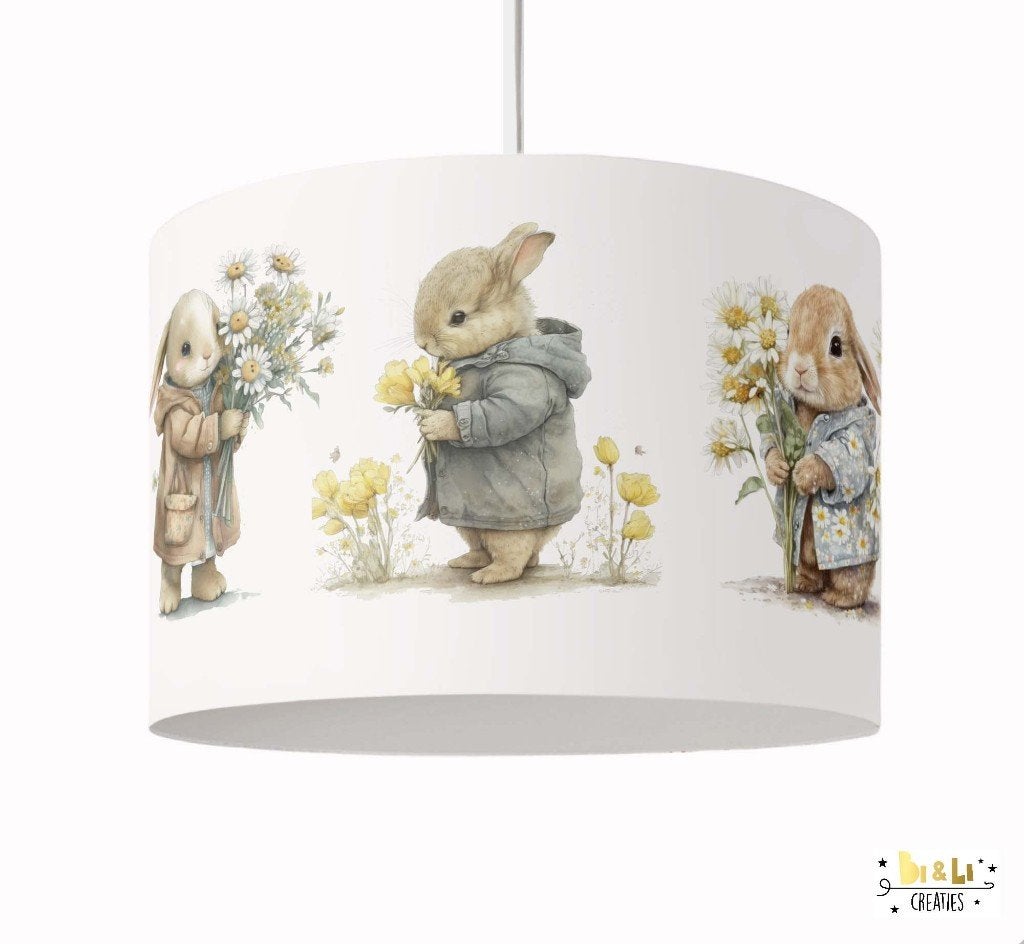 Hanglamp Konijnen Lente Little Dreamzzz, Bi & Li Creaties, Nieuw, Ophalen of Verzenden, Bilicreaties@gmail.com