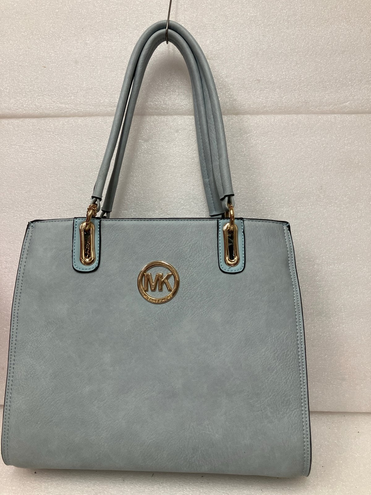 Stijlvolle Michael Kors handtas - Lichtblauw, Sieraden, Tassen en Uiterlijk, Ophalen of Verzenden, Zo goed als nieuw, Blauw, Handtas