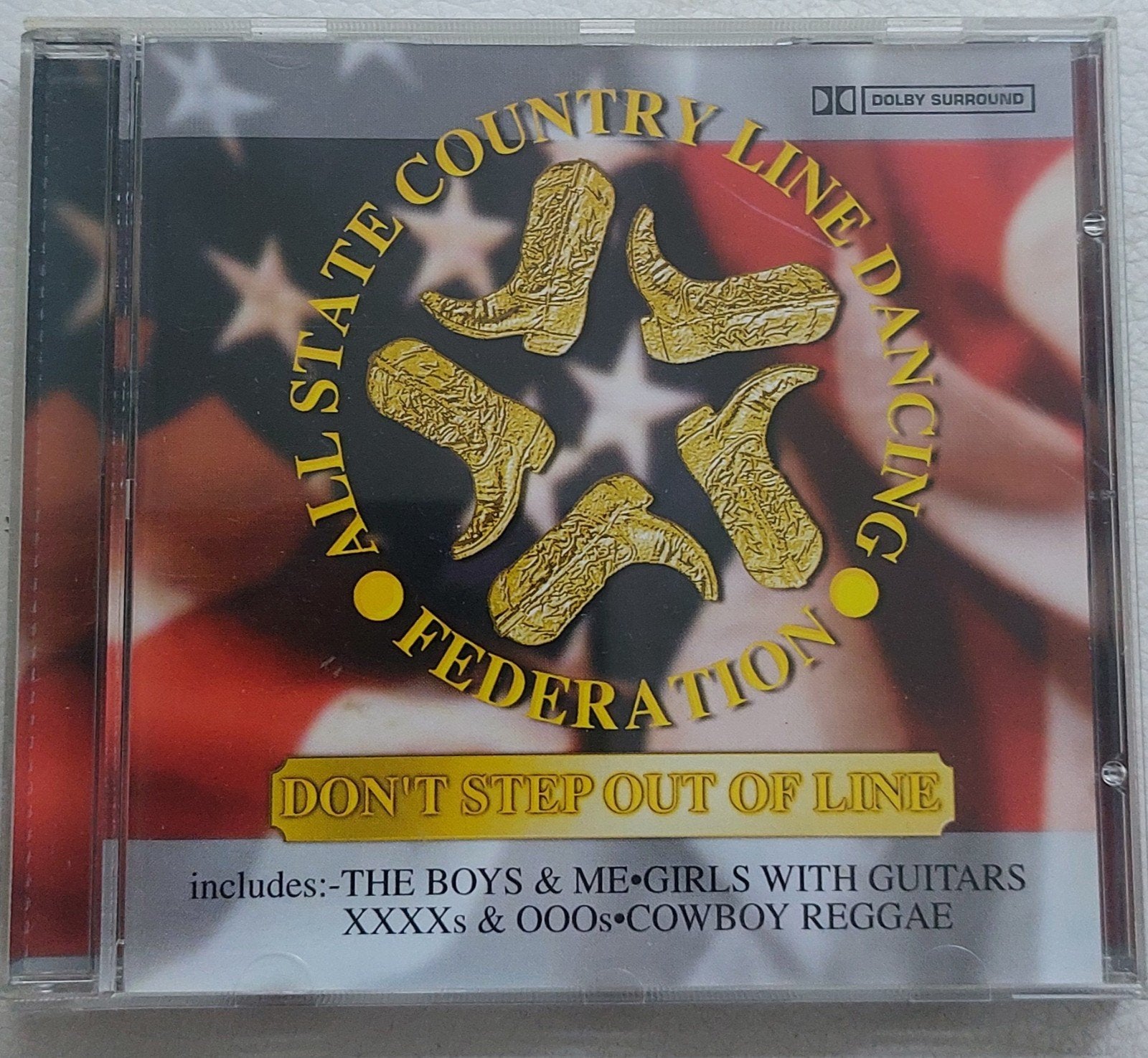 All State Country Line Dancing - Don't Step Out Of Line CD, Gebruikt, Ophalen of Verzenden, Verzamelalbum, Inclusief doosje