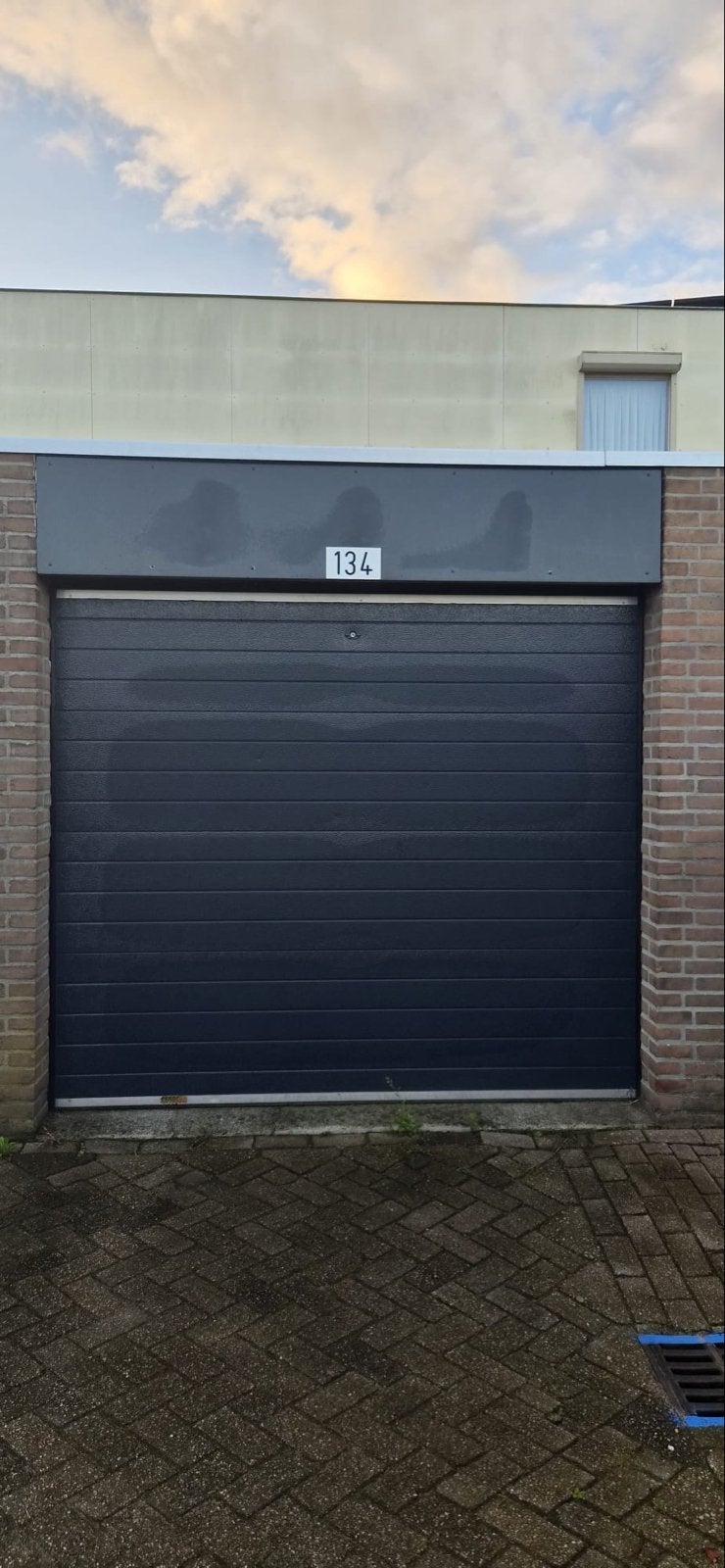 Garagedeur incl motor 240x213 cm, Doe-het-zelf en Verbouw, Ophalen, Gebruikt, 120 cm of meer, Garagedeur