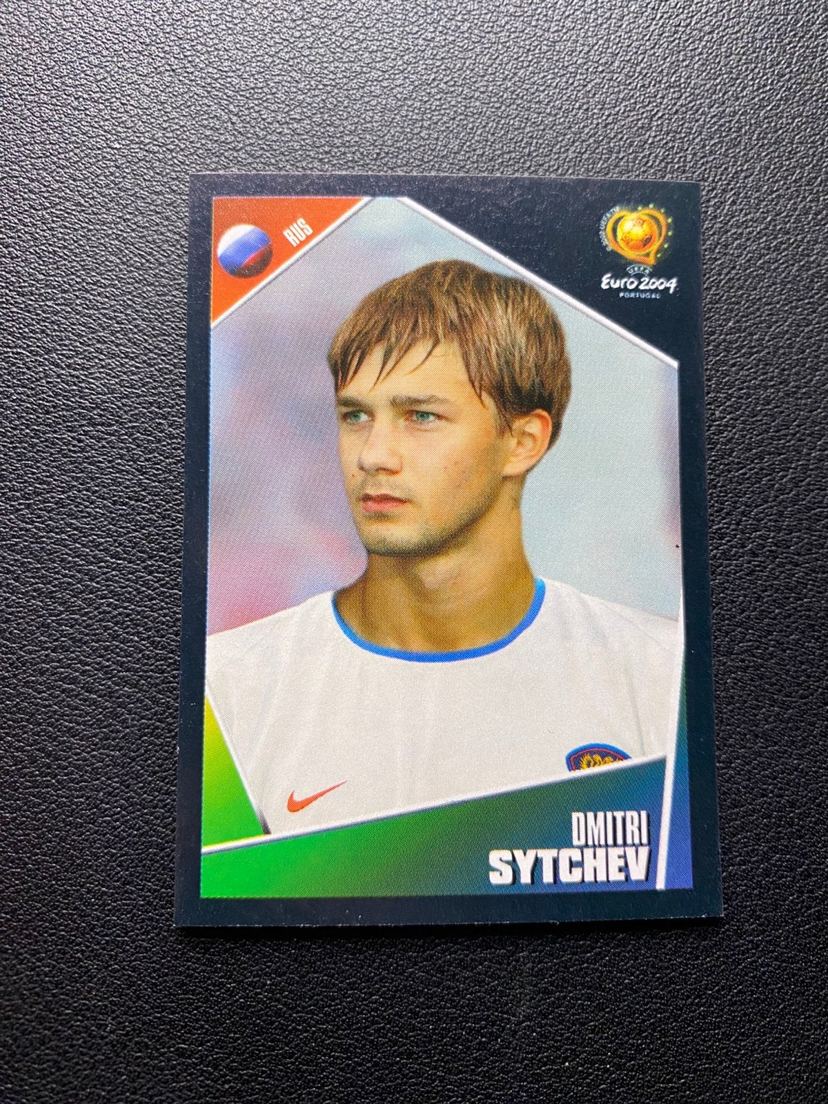 Dmitri Sytchev - Rusland - Panini Euro 2004, Ophalen of Verzenden, Zo goed als nieuw, Buitenlandse clubs, Poster, Plaatje of Sticker