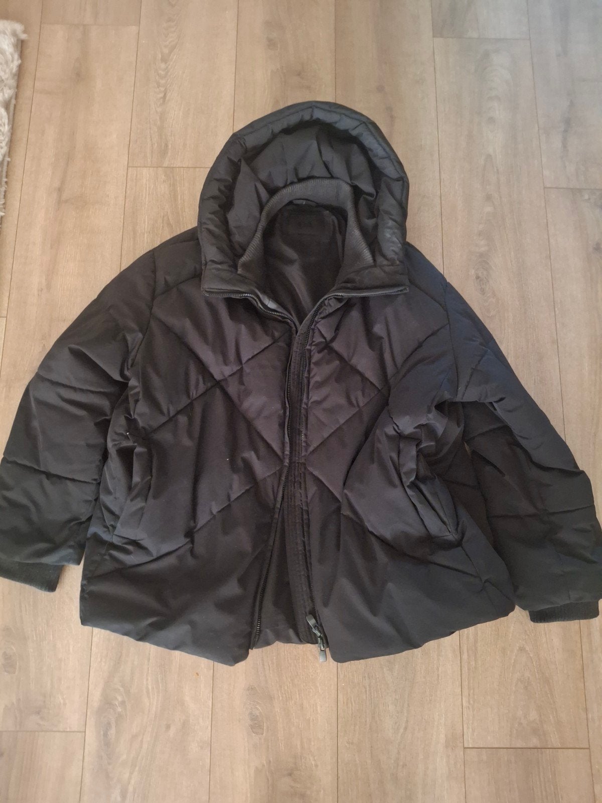 leuke dames winterjas maat L, Kleding | Dames, Zwart, Maat 42/44 (L), Ophalen of Verzenden, Gedragen