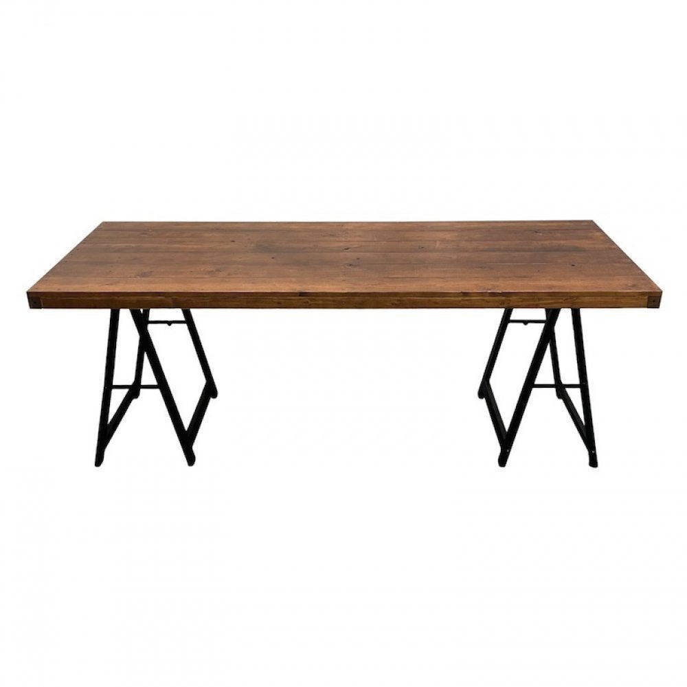 Schragen tafel Bertollie tafel Kloostertafel op schragen, Ophalen, Gebruikt, 200 cm of meer, 50 tot 100 cm