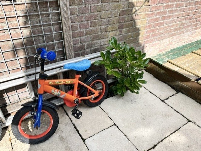 Kinderfietsje, Fietsen en Brommers, Ophalen, Gebruikt, Minder dan 16 inch