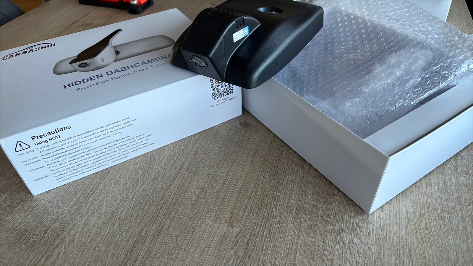 Dashcamera, Ophalen