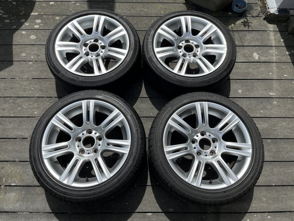 BMW E90 E91 17 inch OEM Styling M194 zomer breedset runflat, Ophalen, Gebruikt, BMW