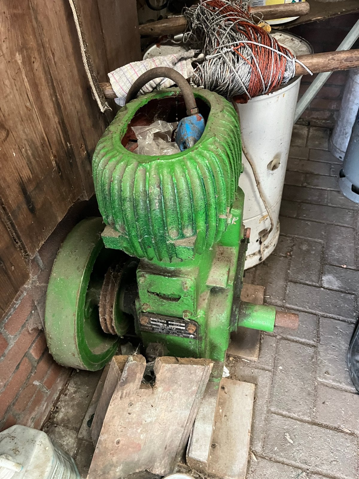 Wolseley WD9 gas Motor - Klassieke Stationaire Motor, Motoren, Ophalen, Gebruikt