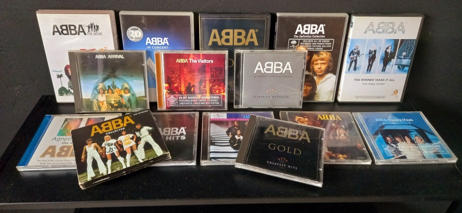 ABBA: 5 dvd's en 10 cd's, Ophalen