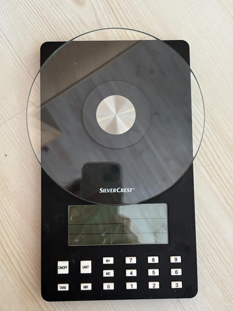 Weegschaal voor de keuken, Ophalen, Keukenweegschaal, 1 tot 500 gram, Digitaal